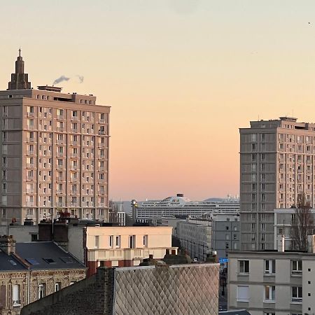 Le Petit Nid Perche Sous Les Toits, Vue Mer Le Havre Bagian luar foto
