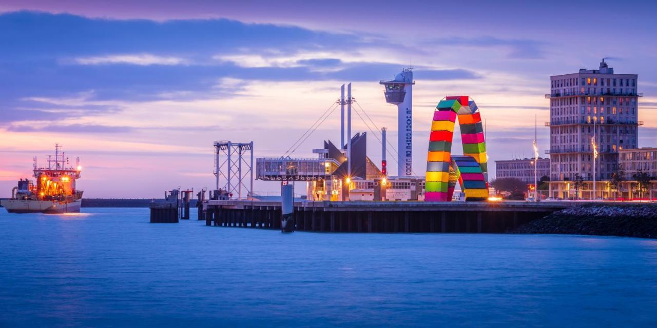 Le Petit Nid Perche Sous Les Toits, Vue Mer Le Havre Bagian luar foto